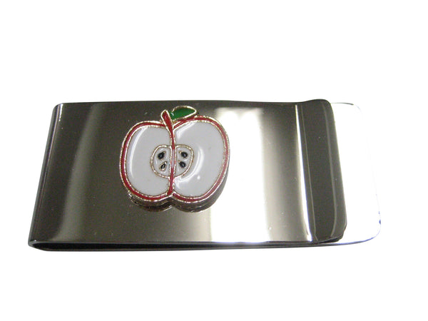 Sliced Apple Fruit Money Clip