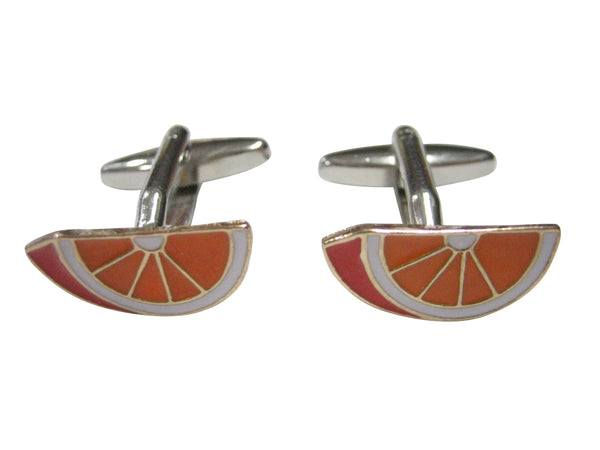 Sliced Orange Fruit Cufflinks