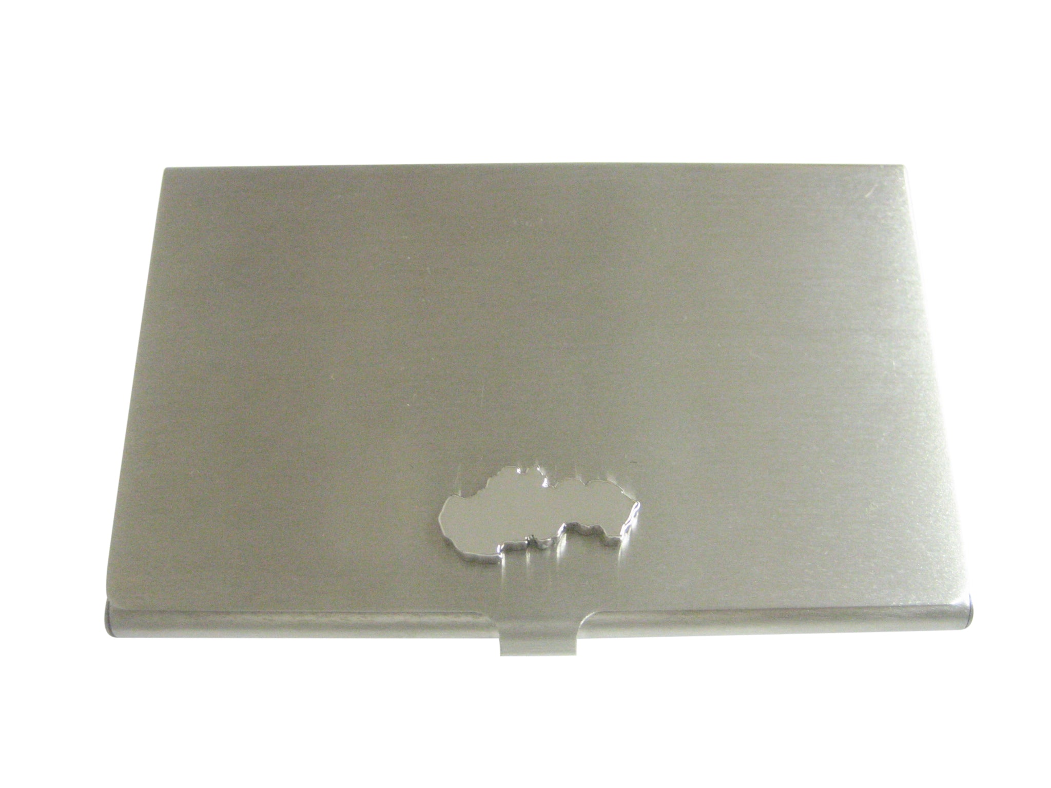 Slovakia Map Shape Pendant Business Card Holder