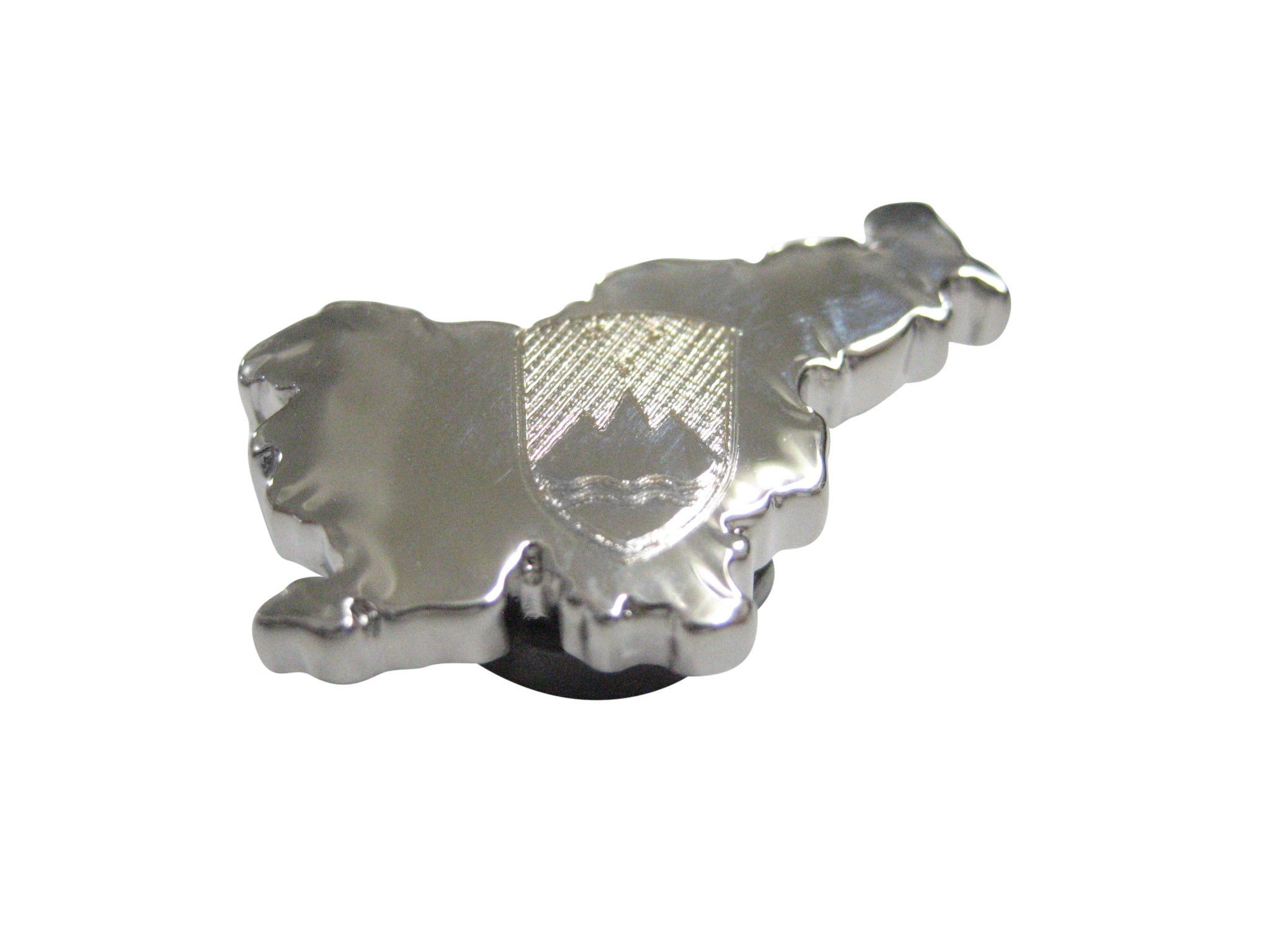 Slovenia Map Shape and Flag Design Magnet