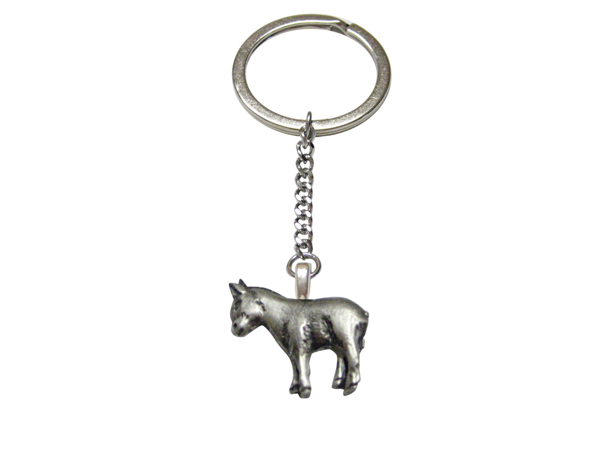 Small Donkey Pendant Keychain