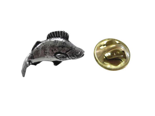 Small Perch Fish Lapel Pin
