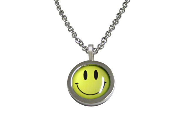 Smiling Face Pendant Necklace