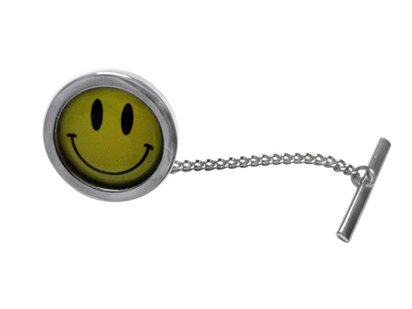 Smiling Face Design Tie Tack