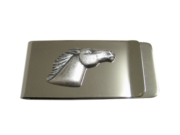 Smooth Horse Head Pendant Money Clip