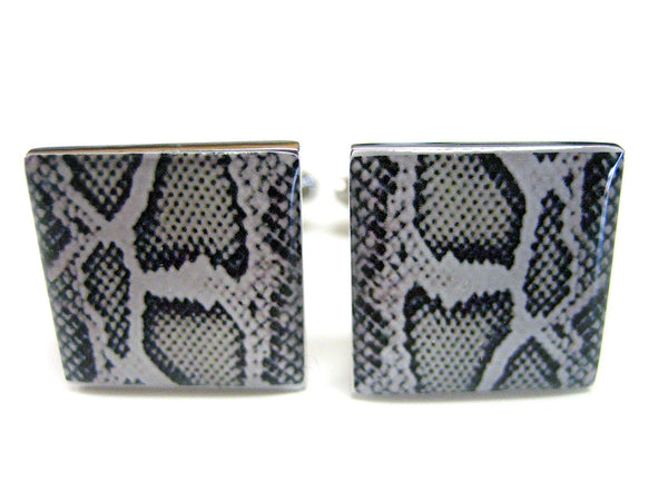 Snake Print Cufflinks