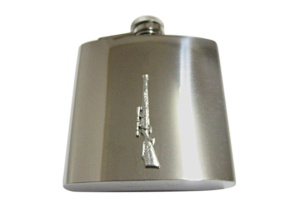 Sniper Rifle 6 Oz. Stainless Steel Flask