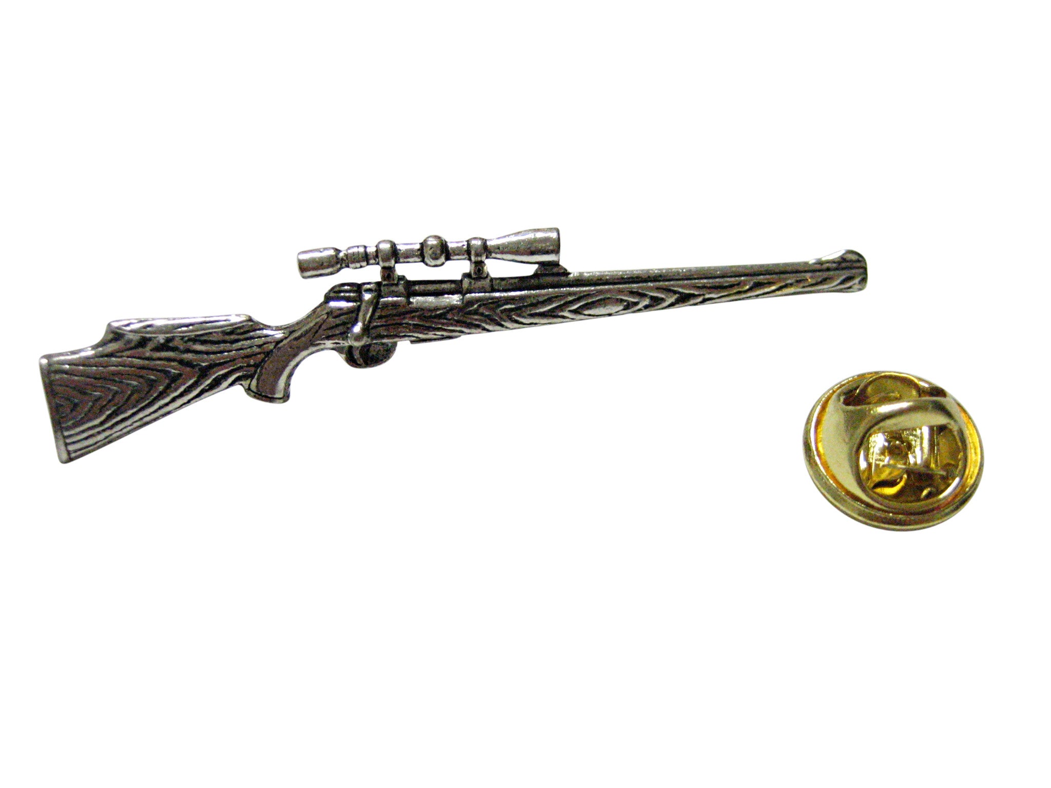 Sniper Rifle Lapel Pin
