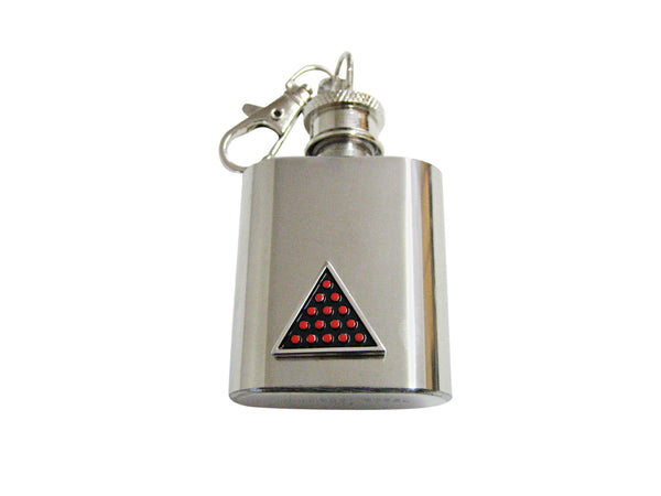 Snooker 1 Oz. Stainless Steel Key Chain Flask