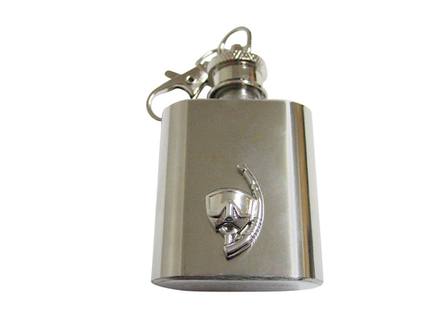 Snorkel Gear 1 Oz. Stainless Steel Key Chain Flask