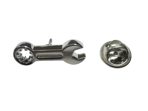 Socket Wrench Tool Design Lapel Pin