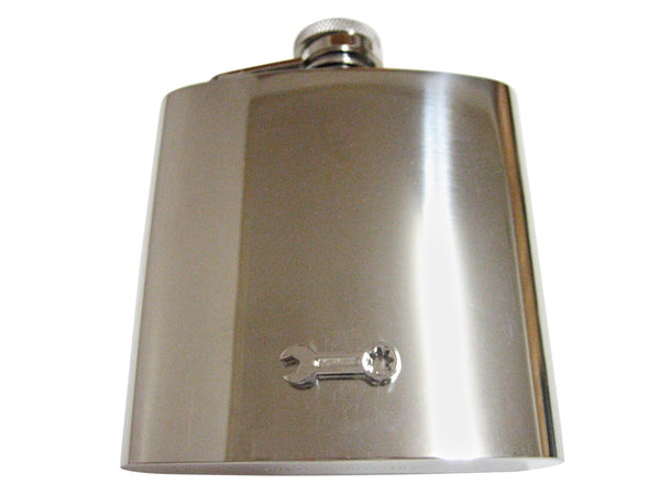 Socket Wrench Tool 6 Oz. Stainless Steel Flask