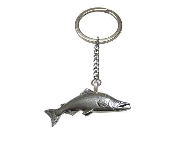 Sockeye Salmon Fish Pendant Keychain