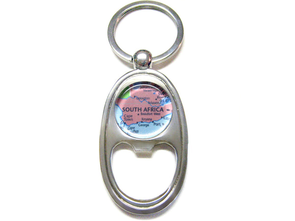 South Africa Map Bottle Opener Key Chain