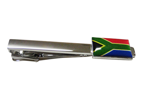 South Africa Flag Square Tie Clip