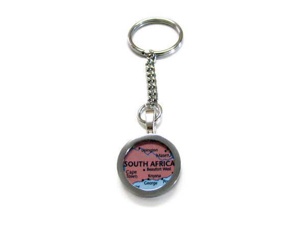 South Africa Map Pendant Keychain