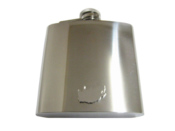 South Africa Map Shape 6 Oz. Stainless Steel Flask