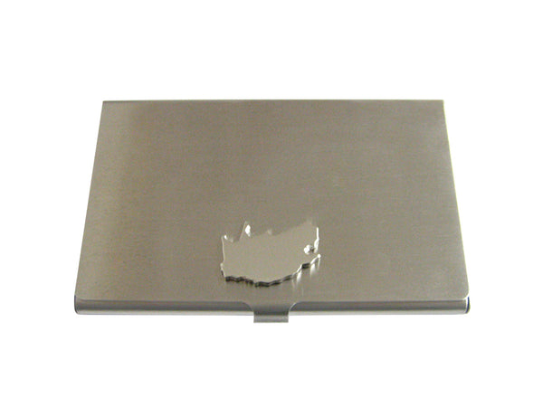 South Africa Map Shape Business Card Holder