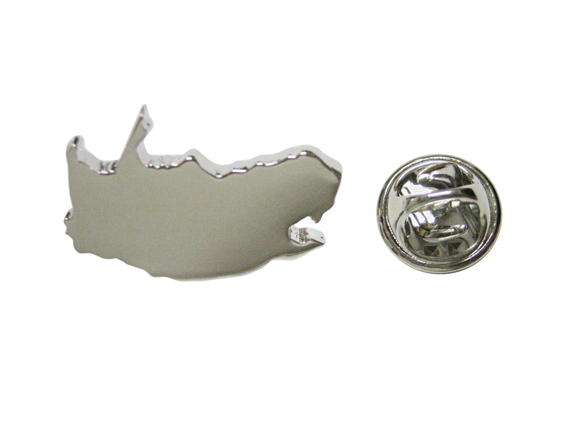 South Africa Map Shape Lapel Pin Kiola Designs