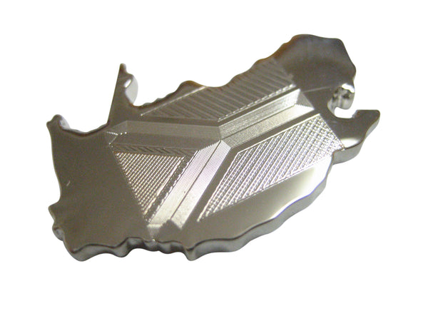 South Africa Map Shape and Flag Design V1 Pendant Magnet