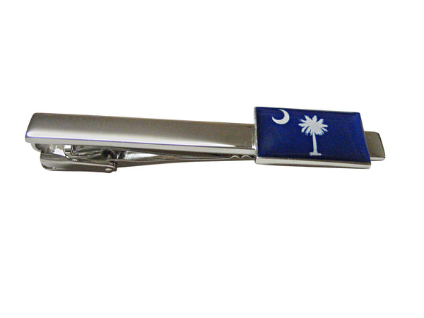 South Carolina State Flag Square Tie Clip
