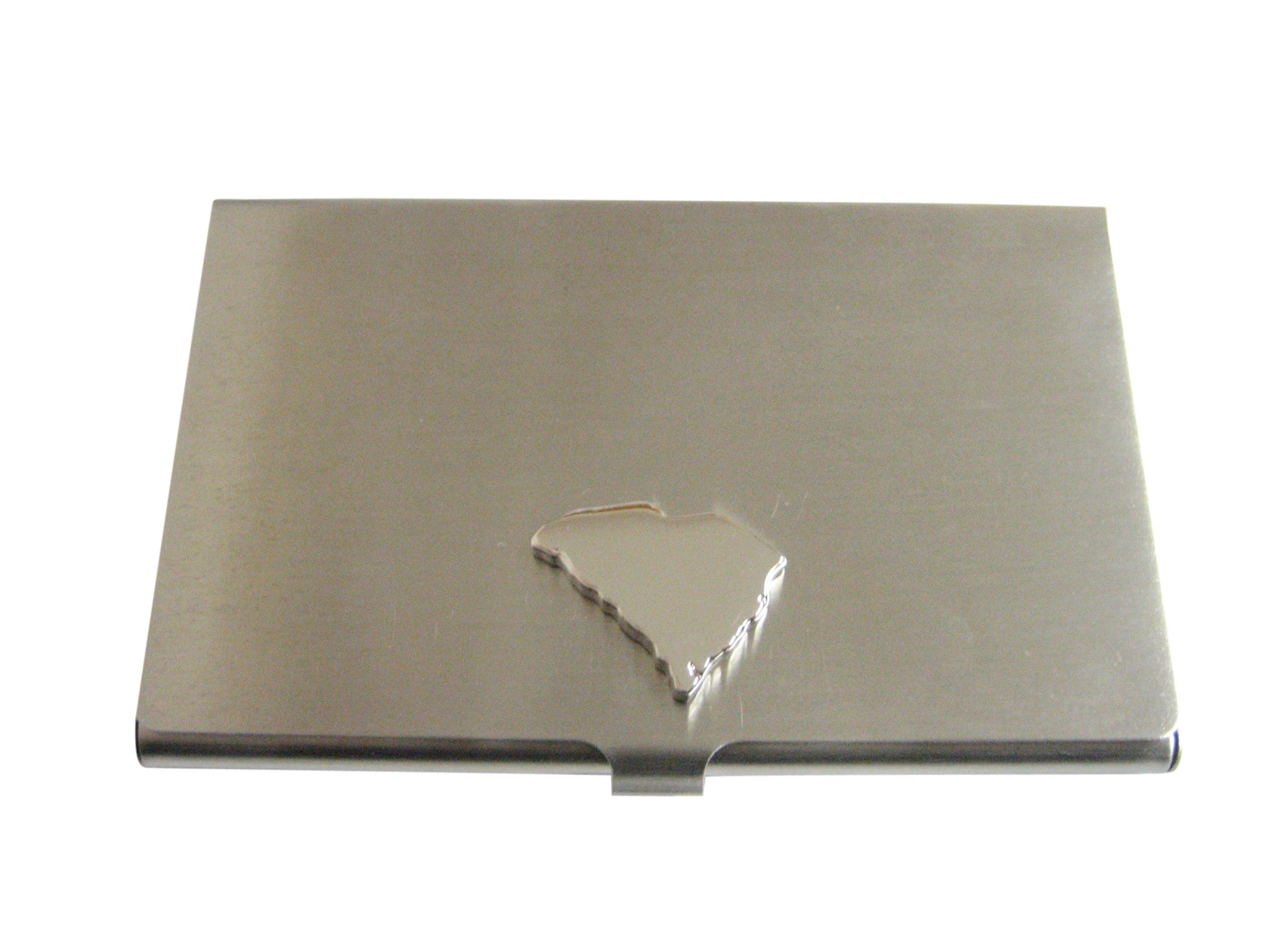South Carolina State Map Shape Business Card Holder