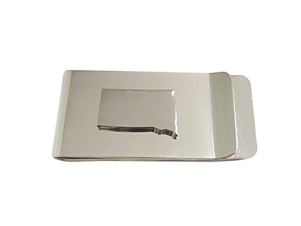 South Dakota State Map Shape Money Clip