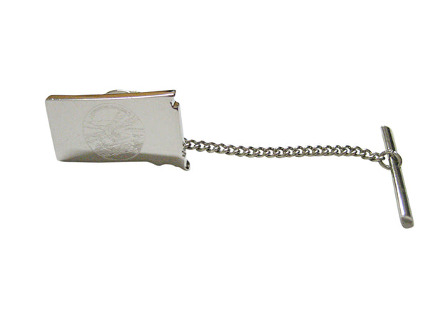 South Dakota State Map Shape and Flag Design Tie Tack