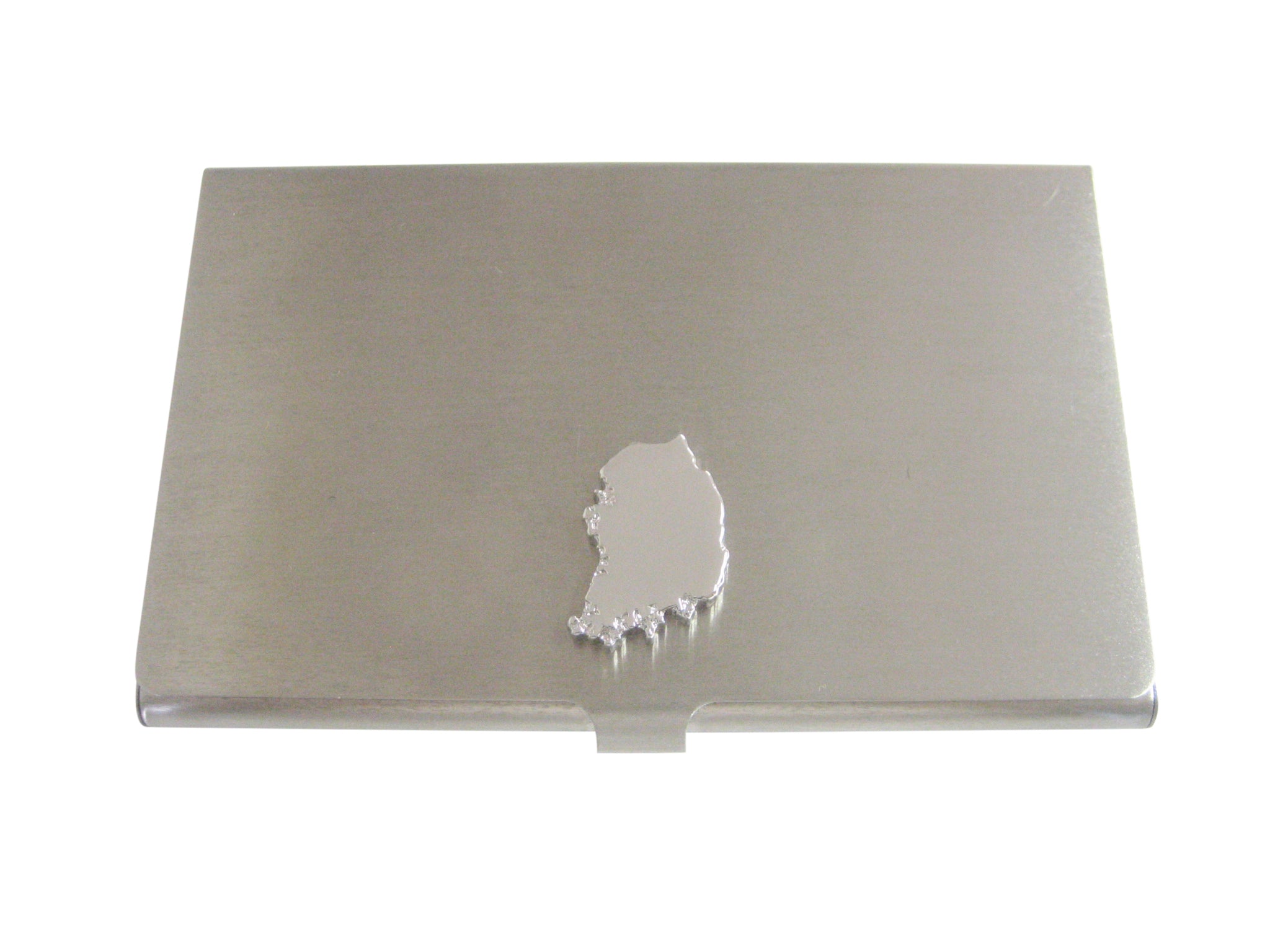 South Korea Map Shape Business Card Holder