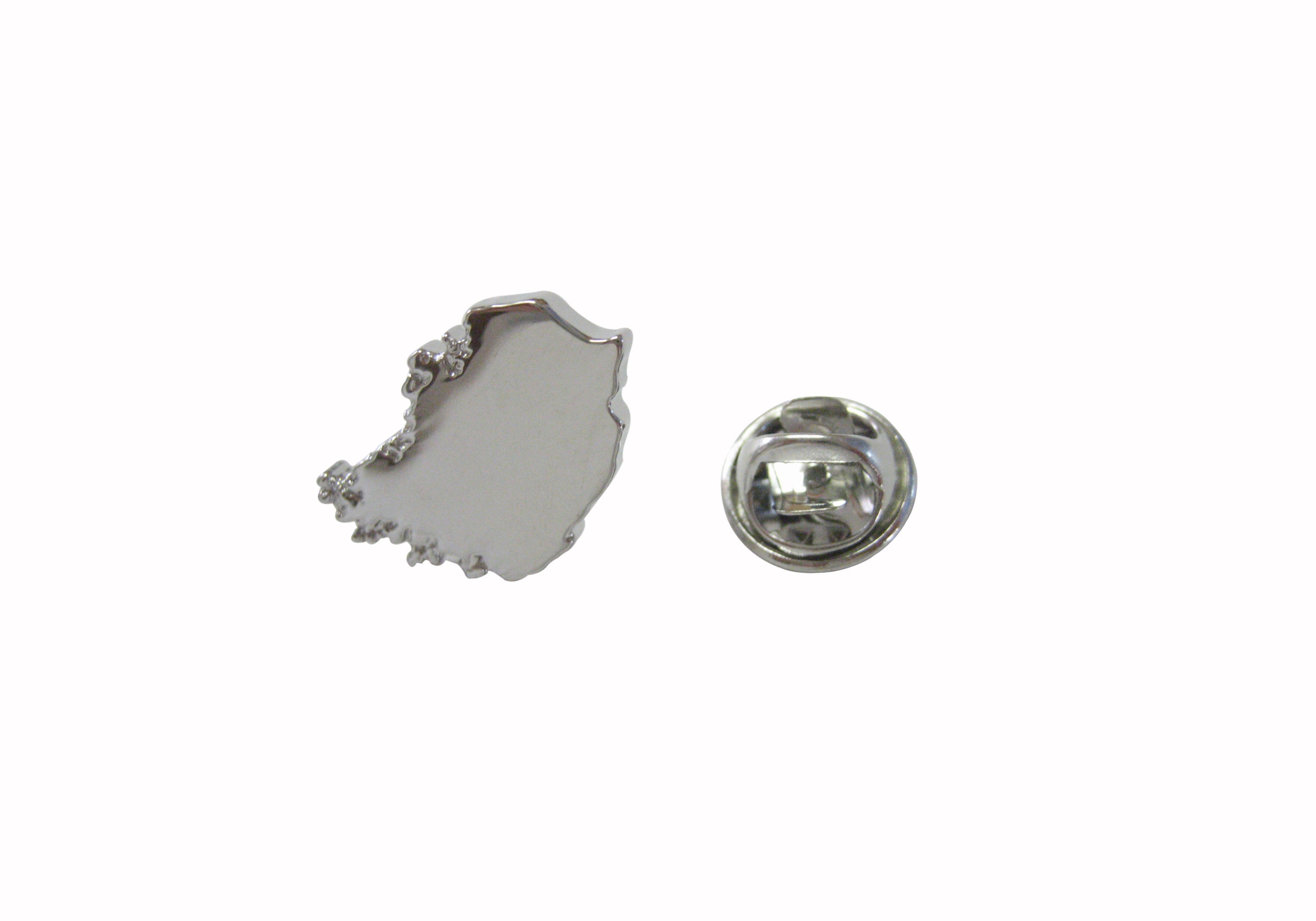 South Korea Map Shape Lapel Pin