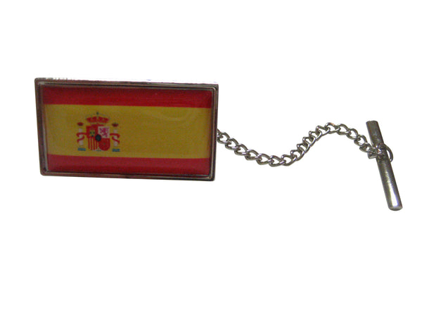 Spain Flag Design Tie Tack