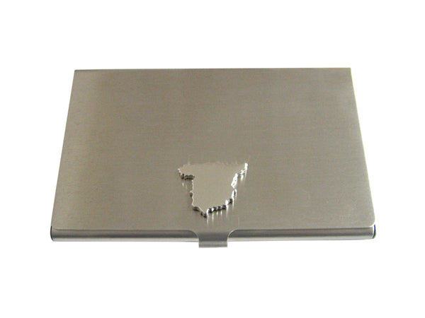Spain Map Shape Business Card Holder