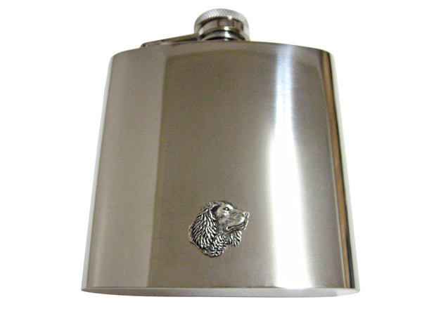 Spaniel Dog 6 Oz. Stainless Steel Flask