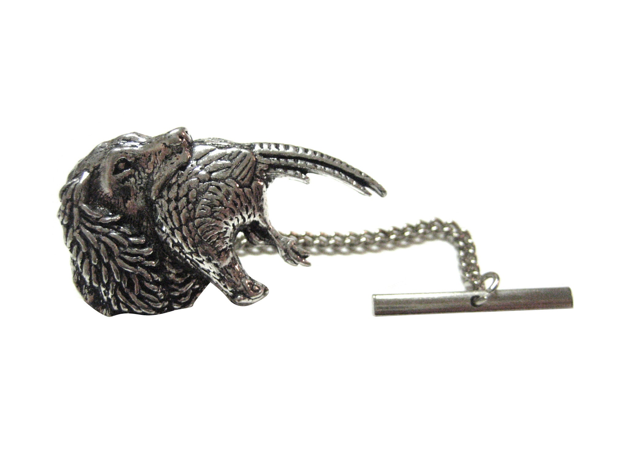 Spaniel Dog with Pheasant Tie Tack