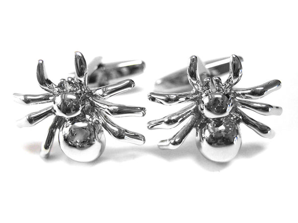 Metallic Spider Cufflinks
