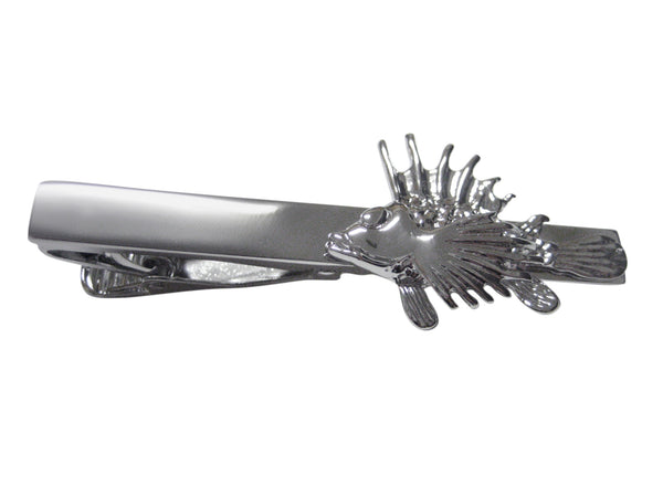 Spiky Tropical Fish Tie Clip