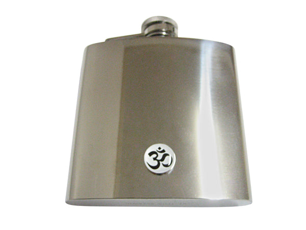 Spiritual Om Mystic Symbol 6 Oz. Stainless Steel Flask