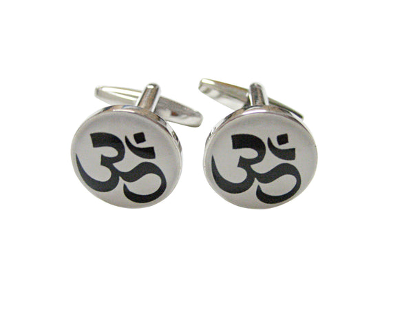 Spiritual Om Mystic Symbol Cufflinks