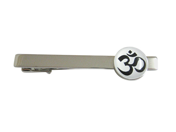 Spiritual Om Mystic Symbol Square Tie Clip