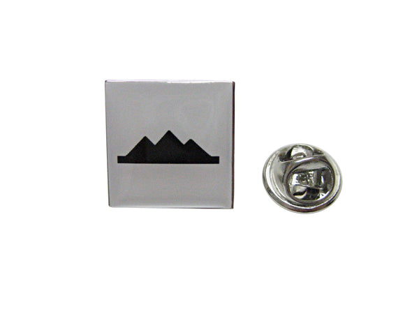Square Iconic Pyramid Lapel Pin