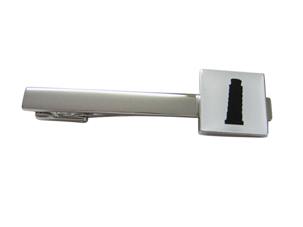 Square Leaning Tower of Pisa Square Tie Clip