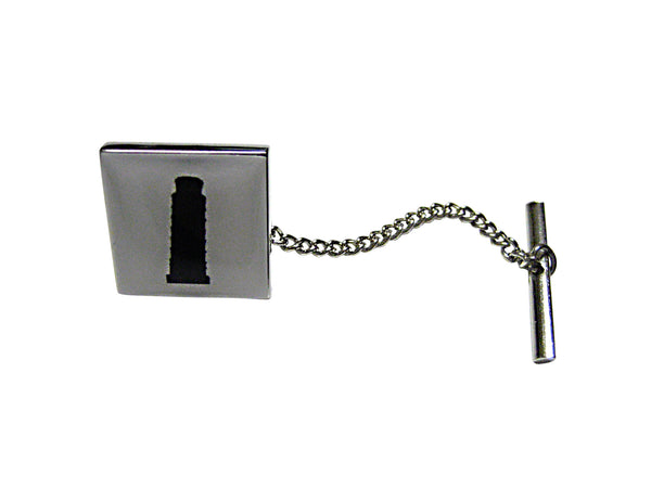 Square Leaning Tower of Pisa Tie Tack