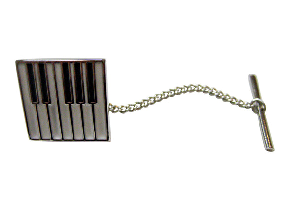 Square Piano Key Design Tie Tack