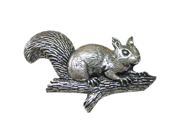 Squirrel on Branch Magnet
