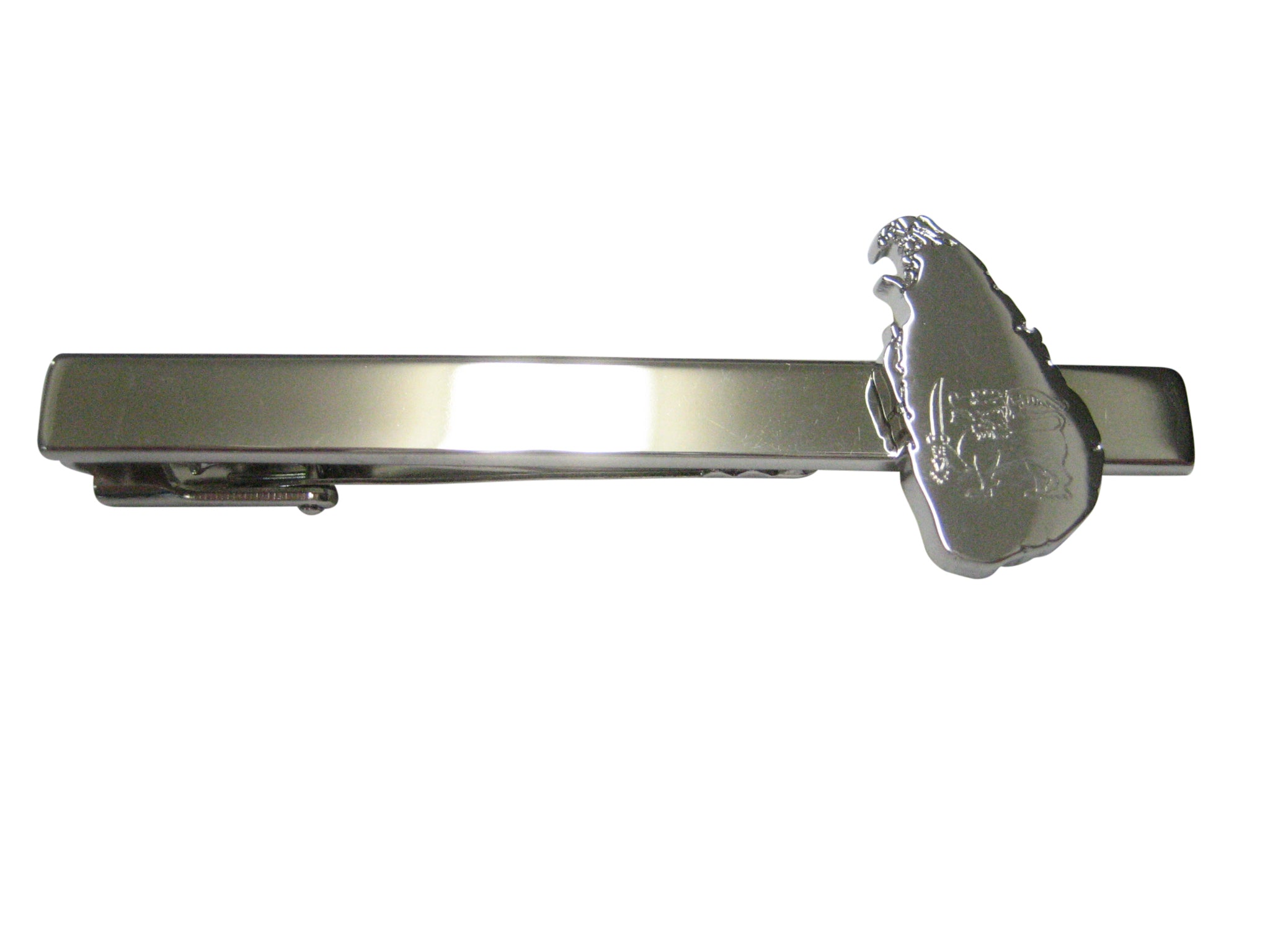 Sri Lanka Map Shape and Flag Design Tie Clip