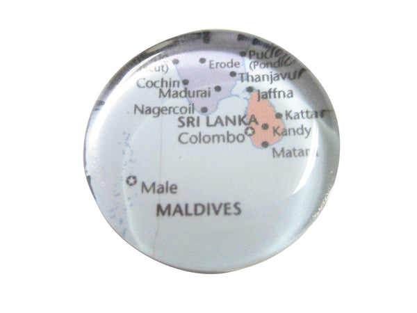 Sri Lanka V2 Map Pendant Magnet
