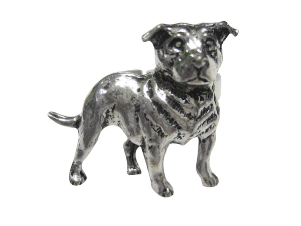Staffordshire Bull Terrier Dog Adjustable Size Fashion Ring