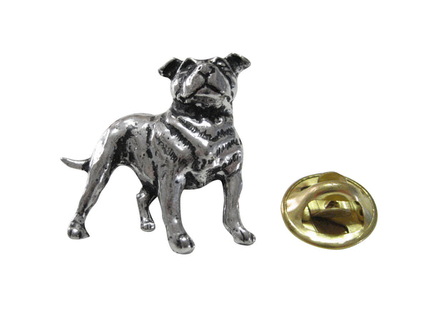 Staffordshire Bull Terrier Dog Lapel Pin