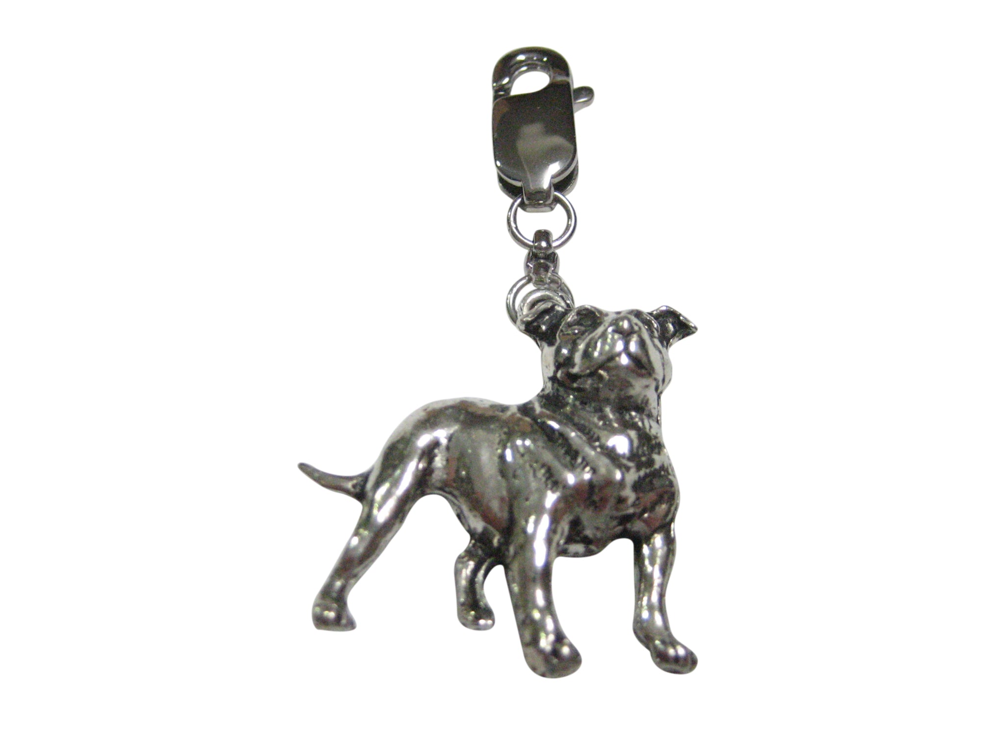 Staffordshire Bull Terrier Dog Pendant Zipper Pull Charm