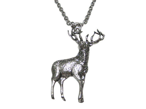 Stag Deer Pendant Necklace